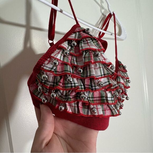 Victoria’s Secret Jingle Bells Plaid Christmas Bralette - Picture 3 of 4